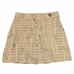 Urban Outfitters • Peaches & Plaid Kilt Skirt